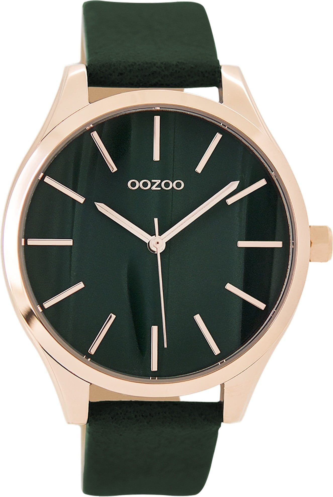 Quarzuhr Oozoo Damen Armbanduhr schwarz Analog