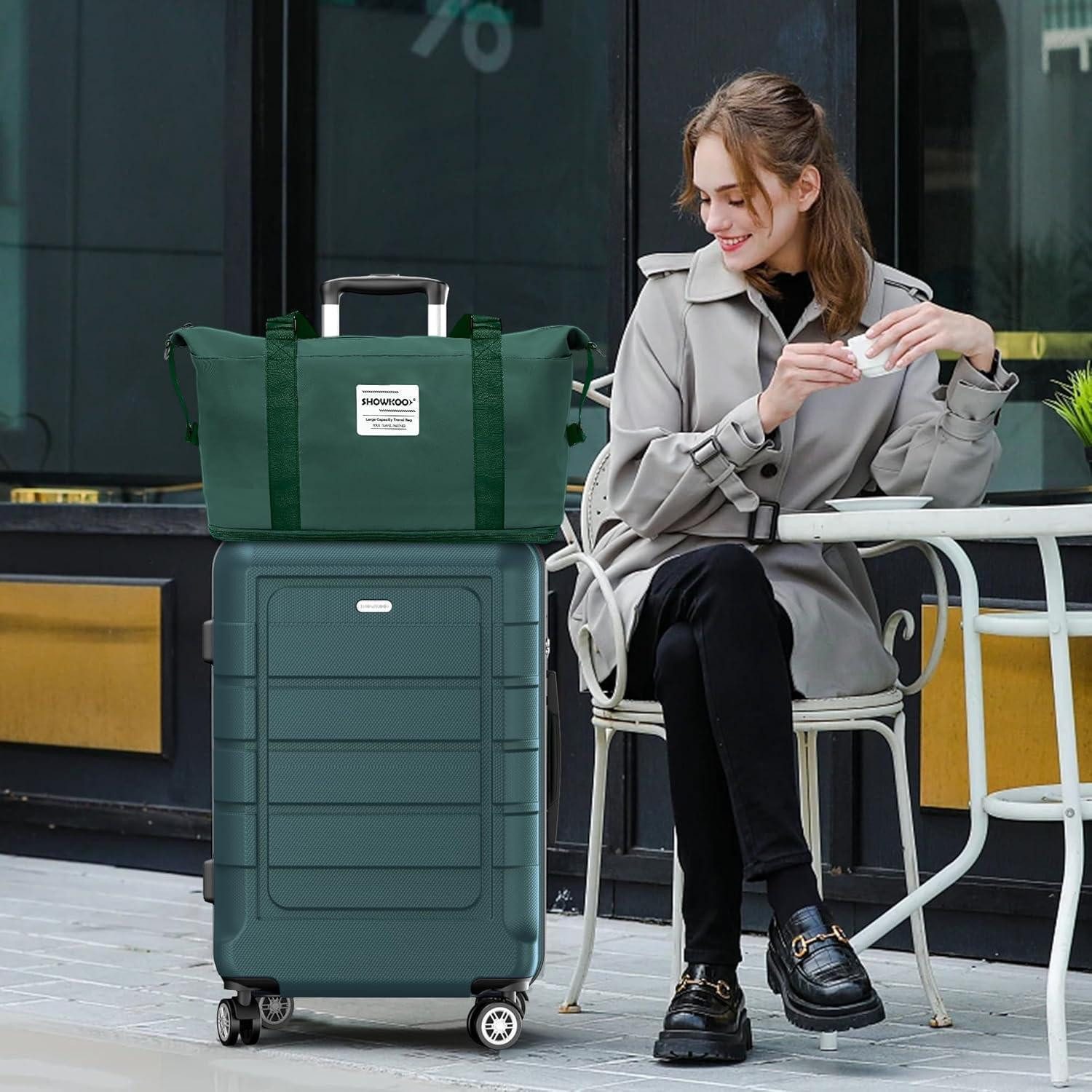 LuxusKollektion Kofferset Koffer Set Groß Hartschale Leicht ABS+PC 4 Rollen TSA-Schloss XL