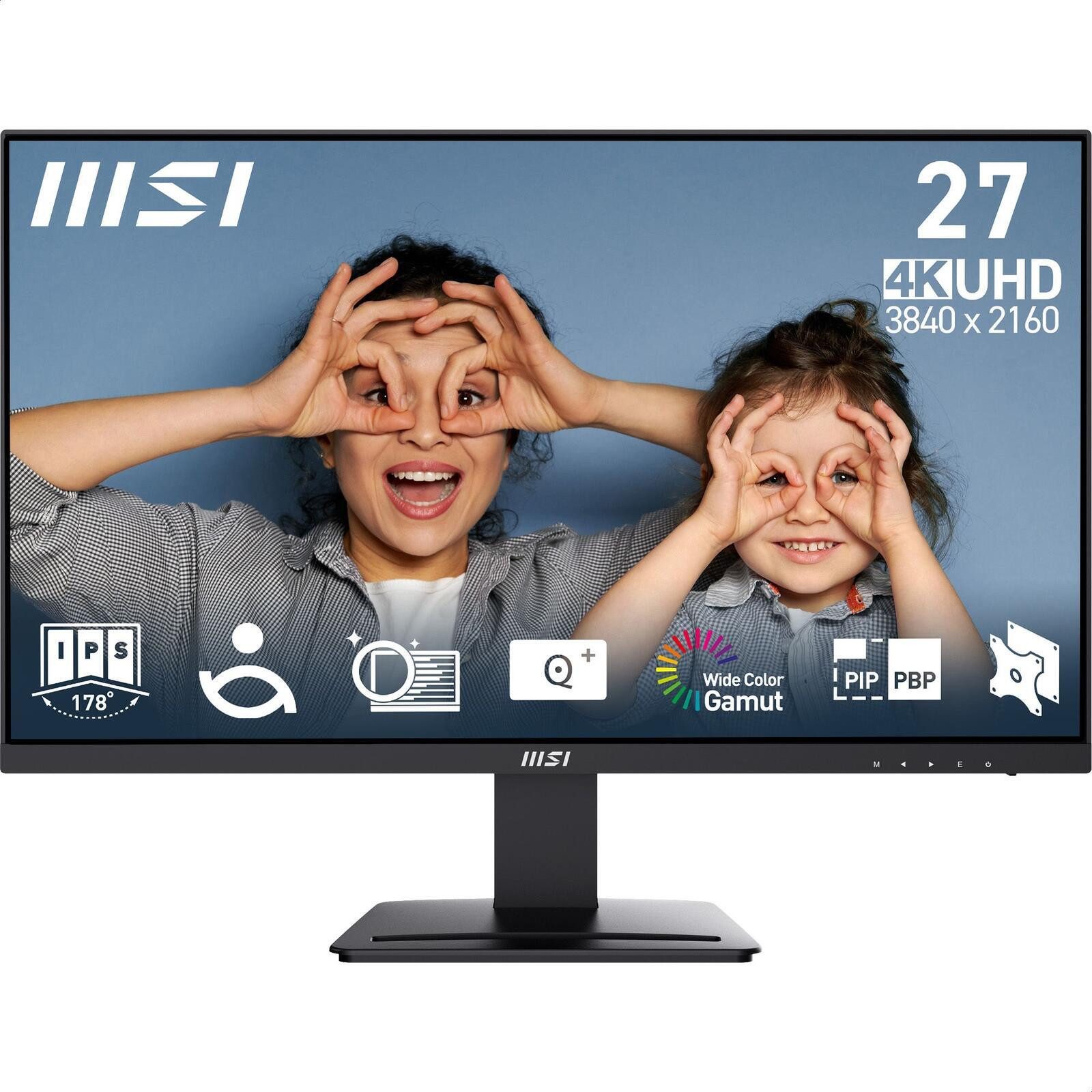 MSI MSI PRO MP273UDE -Monitor TFT-Monitor (3840 x 2160, 4 ms Reaktionszeit, 60 Hz, IPS Panel)