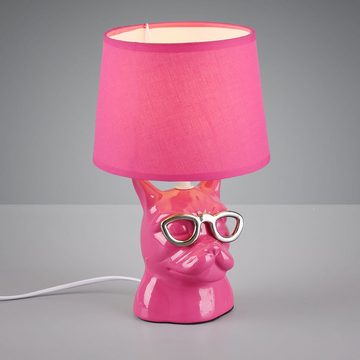 etc-shop LED Tischleuchte, Tischlampe Leuchte Nachttischlampe Keramik für