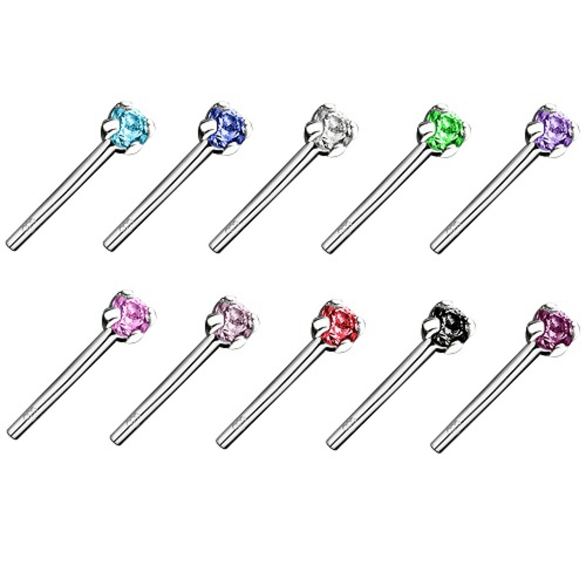 Taffstyle Nasenpiercing Piercing Nase Ohr Lippe günstig online kaufen