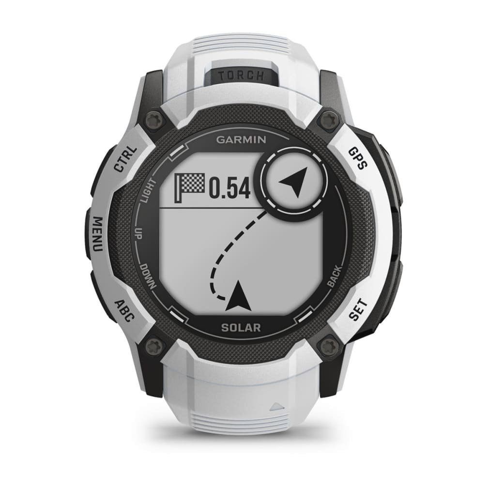 Garmin Instinct 2X Solar Smartwatch (2,8 cm/1,1 Zoll, Proprietär),  Sicherheitsfunktionen: Notfallhilfe und Unfallbenachrichtigung und Tracback