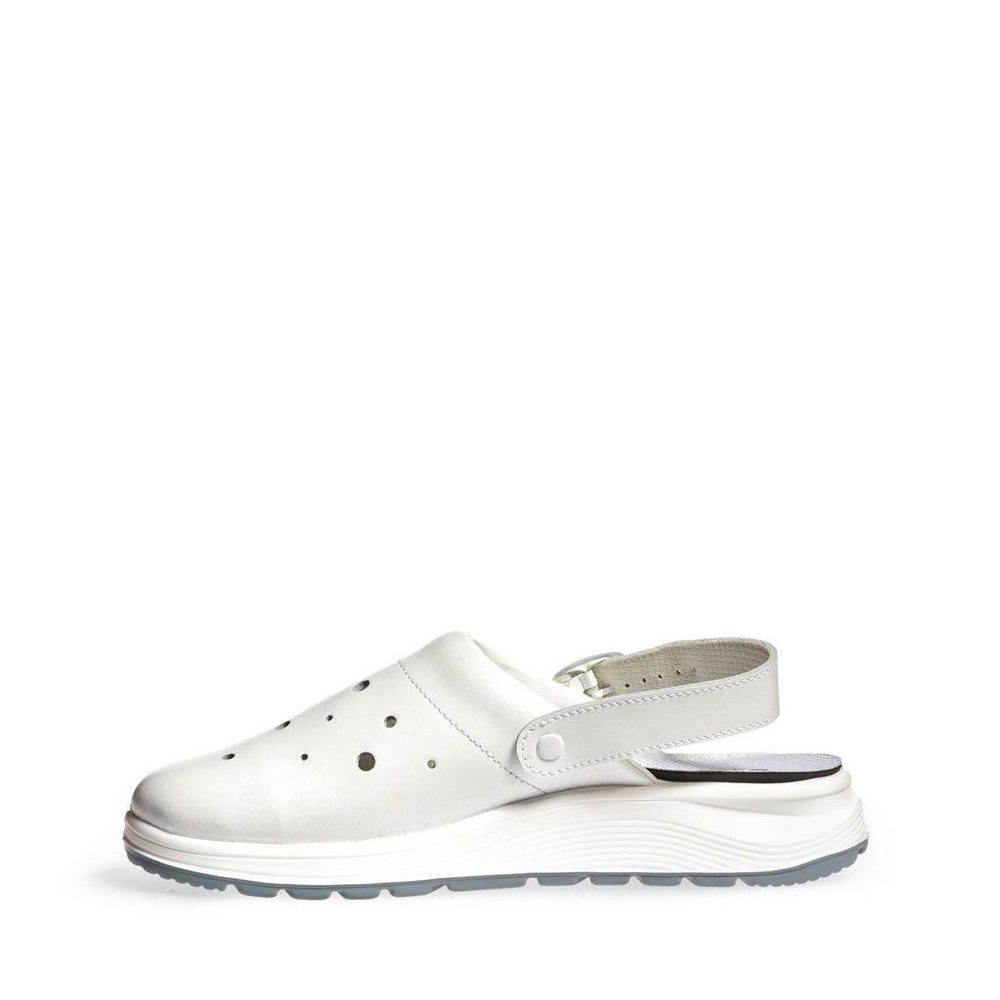 Abeba Easy 2.0 Clog – Perforiert Glattleder Schnalle OB Src Clog