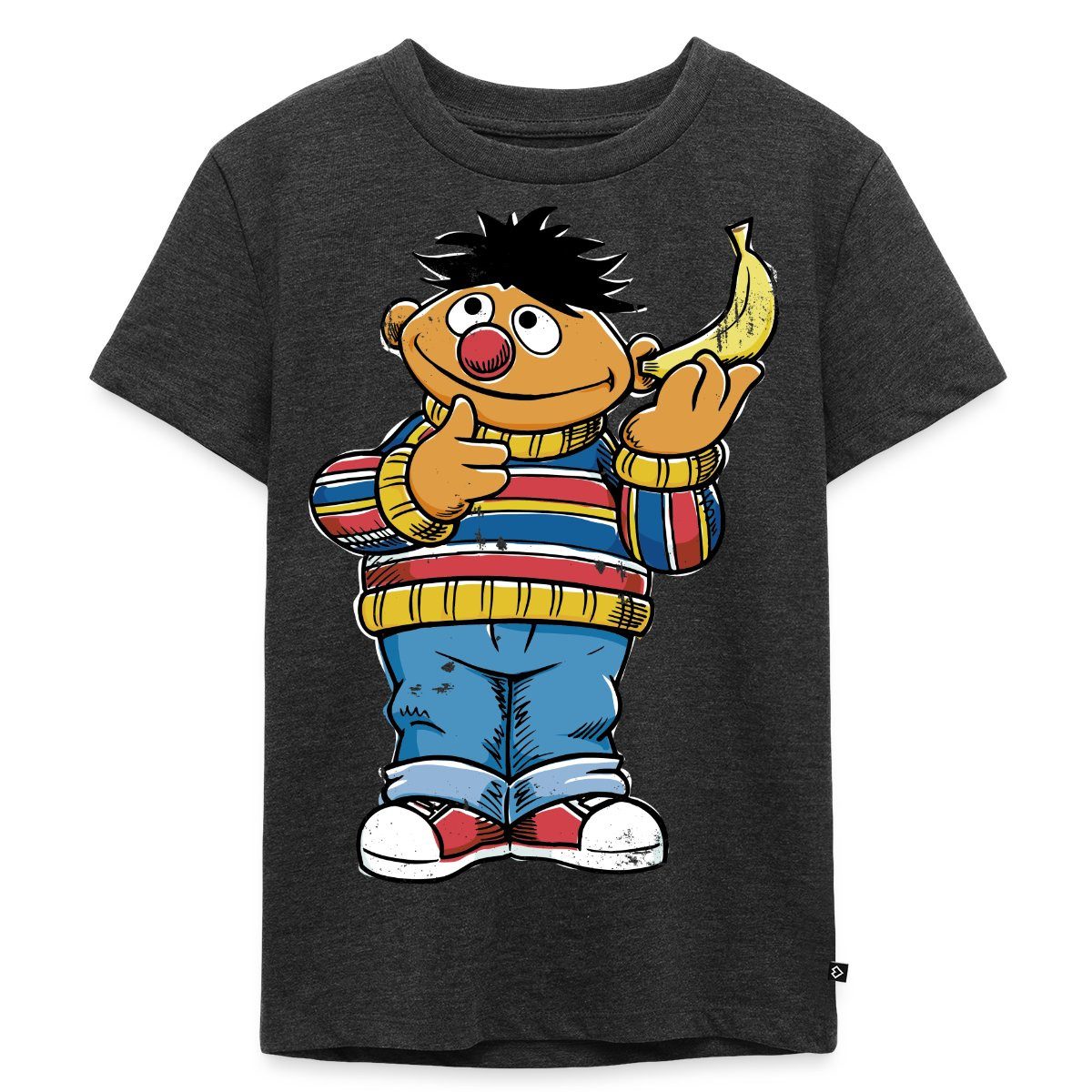 T-Shirt Sesamstraße Ernie am Bananentelefon Kinder Premium T-Shirt