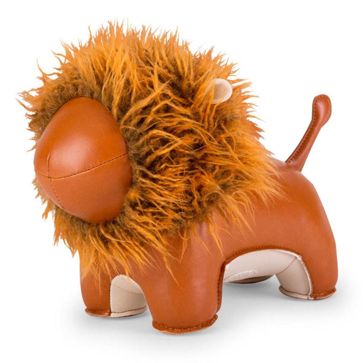 Züny Dekofigur Buchstütze Dekorationsobjekt Löwe Lion Lino Tan (1kg)