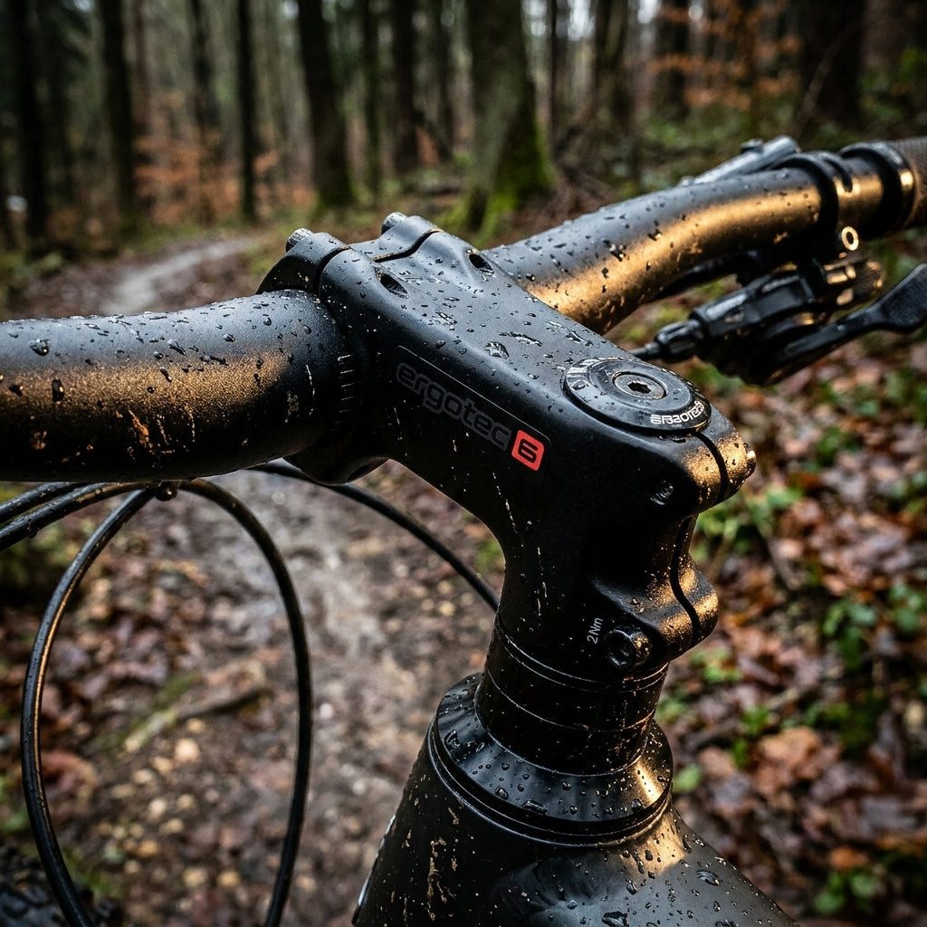 Ergotec Fahrradlenker Ergotec Vorbau AHEAD Barracuda i 6 Alu schwarz 1 1/8" Ø 31,8mm 110mm 2