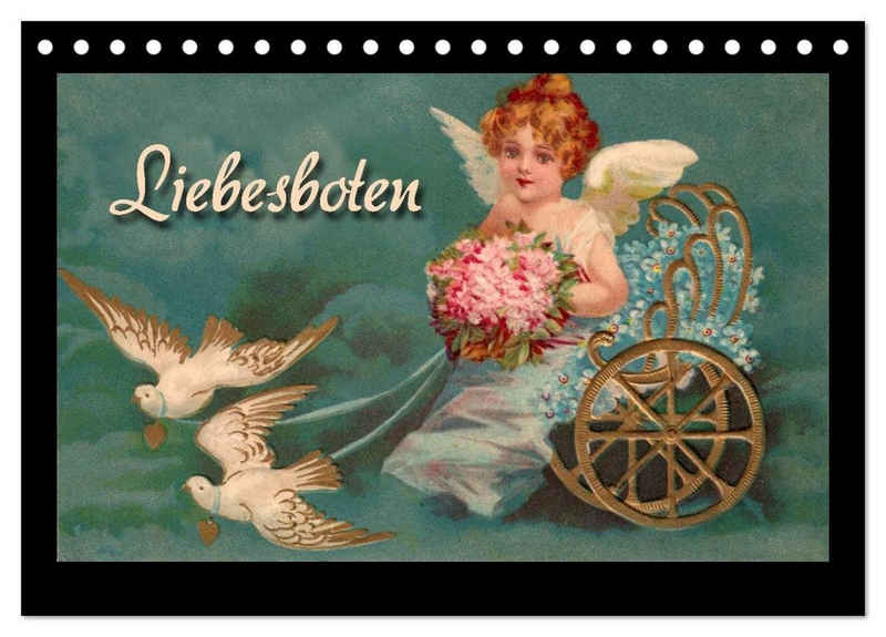 CALVENDO Wandkalender Liebesboten (Tischkalender 2024 DIN A5 quer), CALVENDO Monatskalender