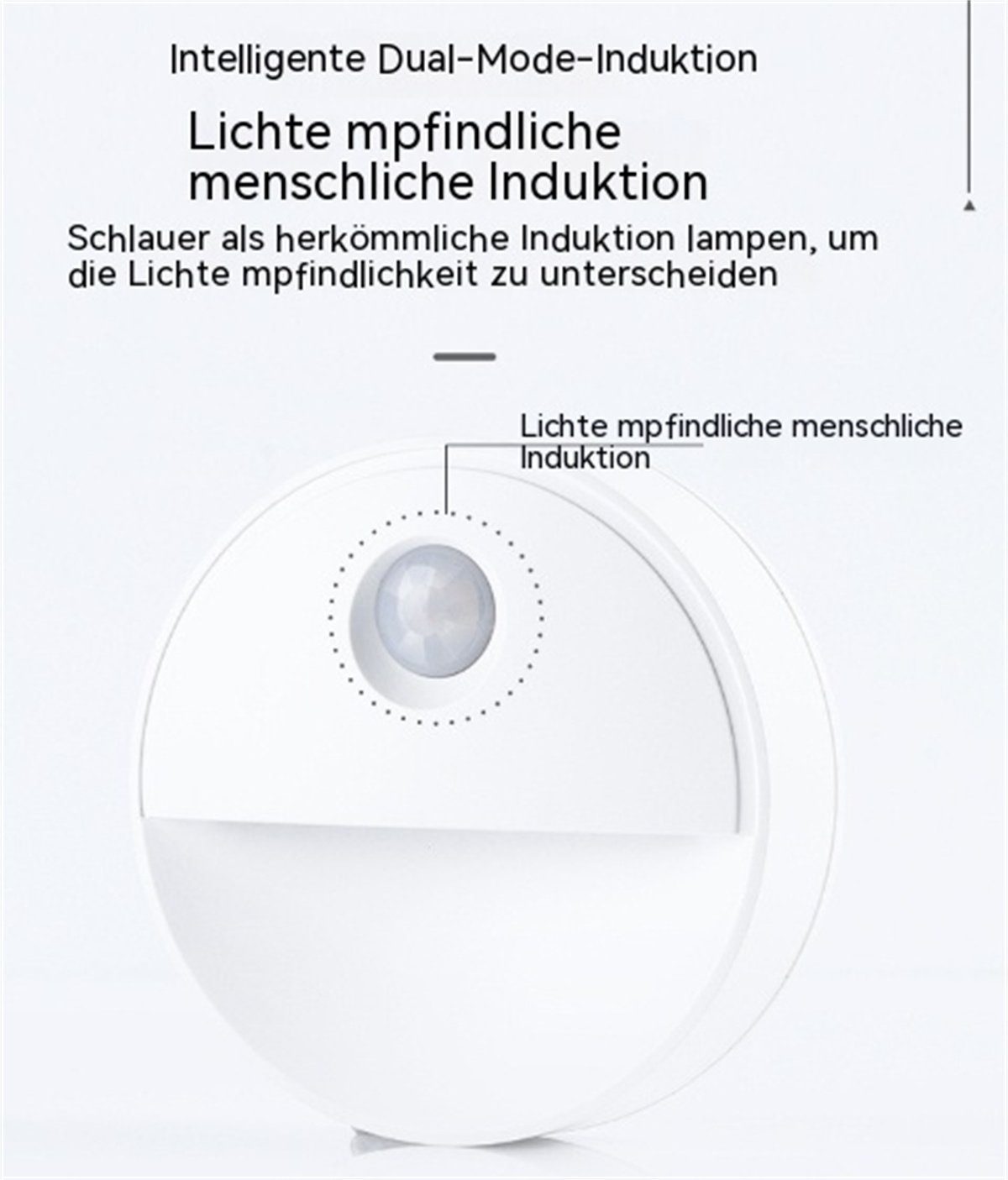 carefully selected LED Nachtlicht Rundes Nachtlicht LED-Sensorlicht Licht kabelloses weißes magnetisches Schranklicht