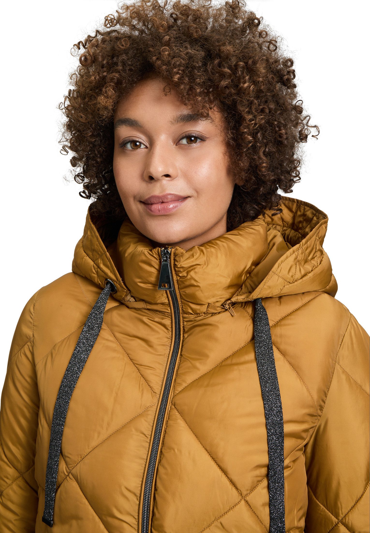 Cartoon Outdoorjacke Damen mit Kapuze