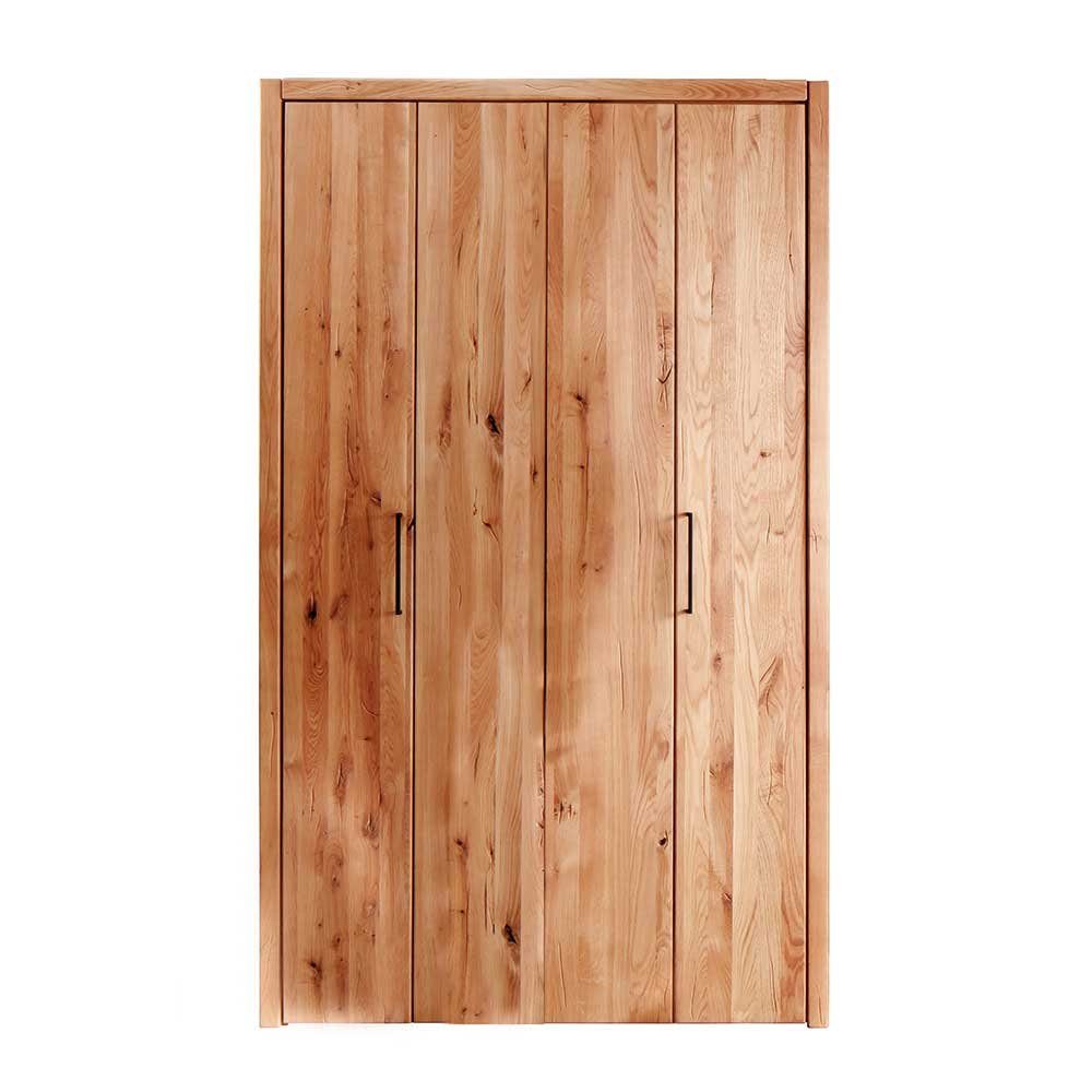 Pharao24 Kleiderschrank Zimarena aus Massivholz