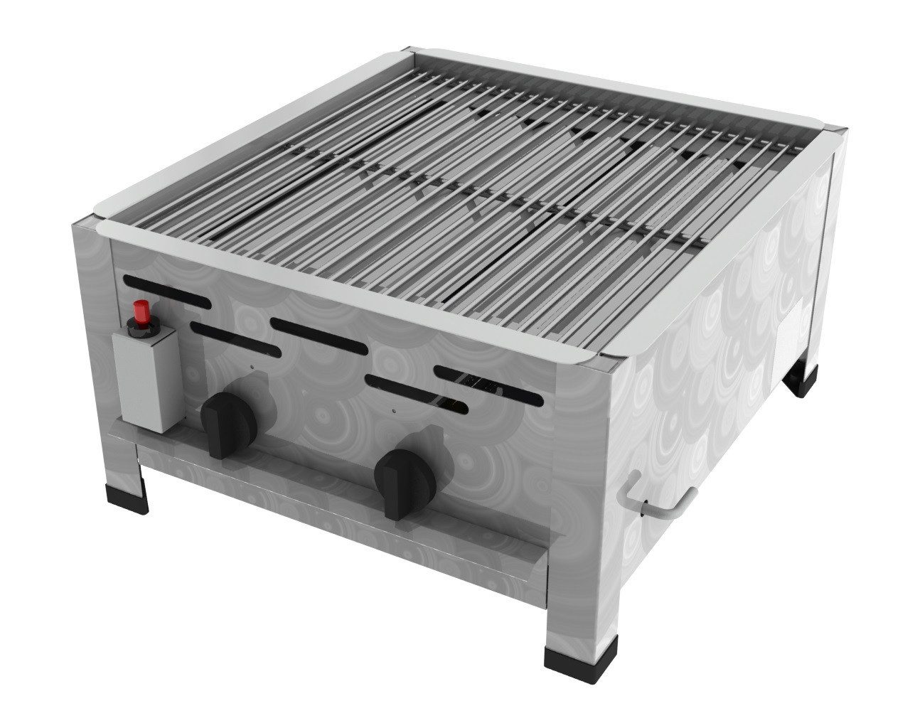 ChattenGlut Gasgrill ChattenGlut Gastrobräter 9kW mit Rost, BxTxH: 480x530x270 cm