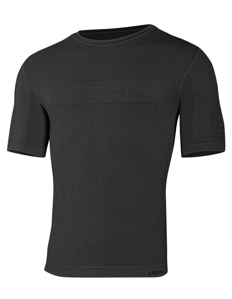 T-Shirt Laufshirt Performance Kurzarm schwarz Herren