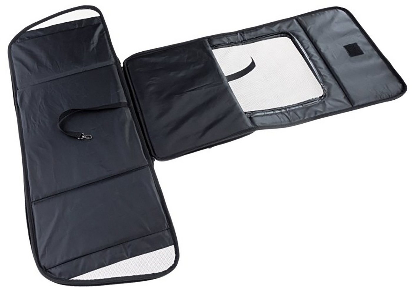 Thumbnail - Kerbl Tiertransportbox Kerbl Autositztasche Vacation, 44x35x30 cm, grau/blau, 80568