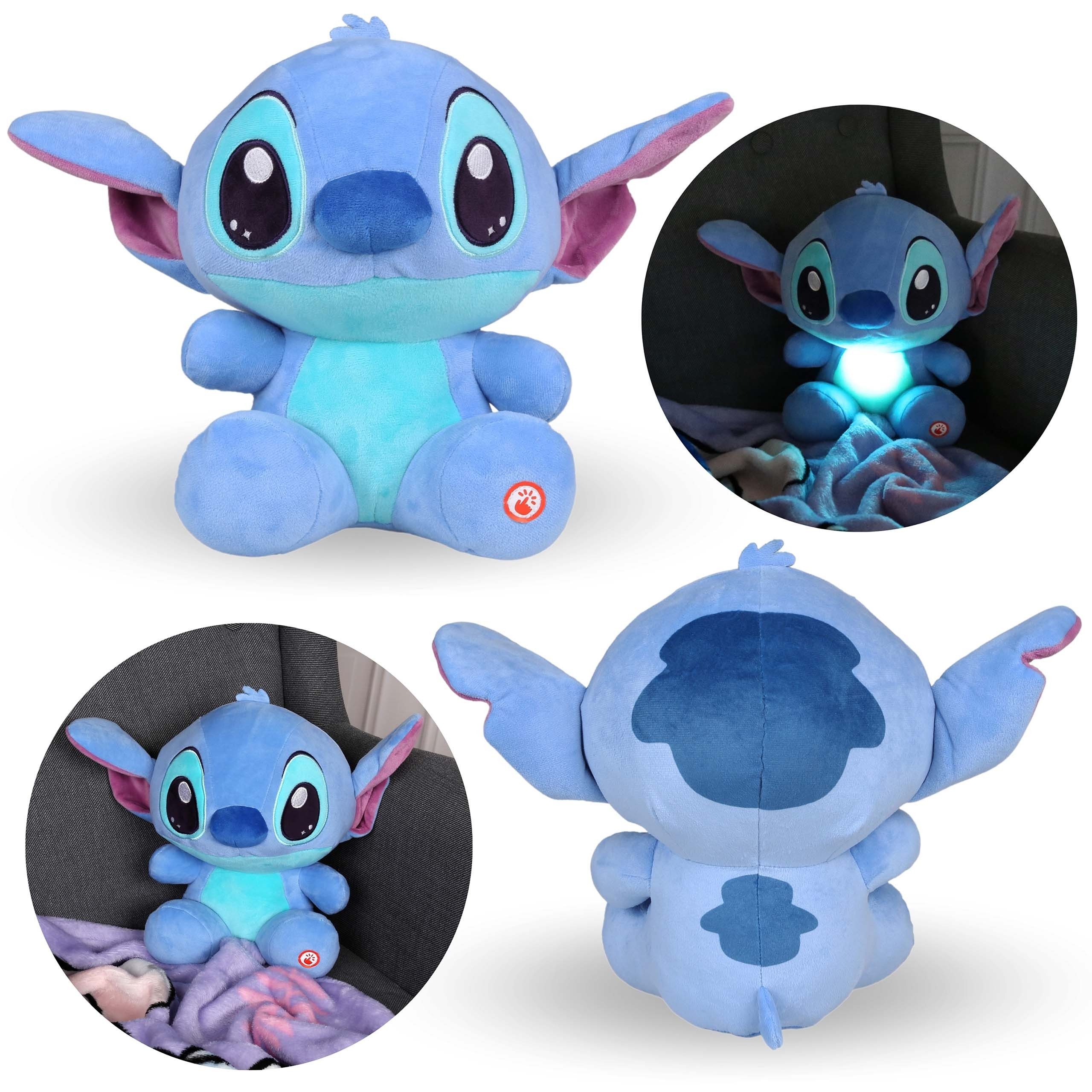 Kuscheltier DISNEY Stitch leuchtendes Plüsch-Maskottchen, Kuscheltier 24 cm