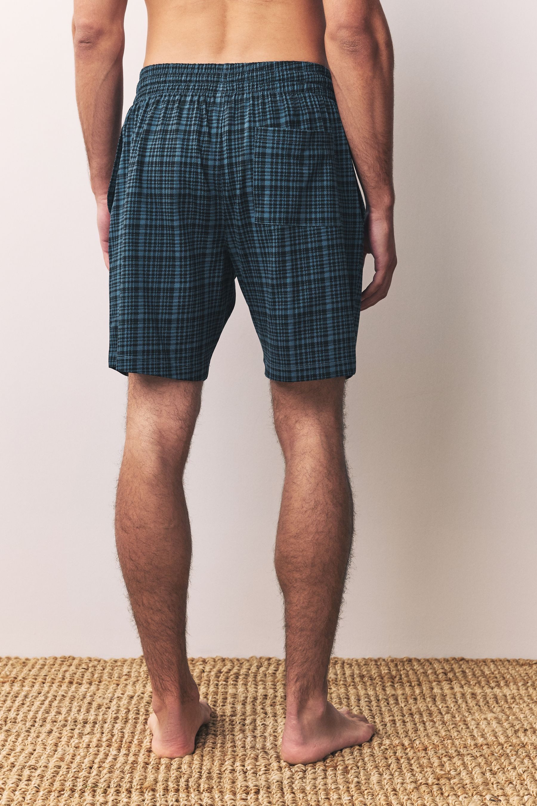 Next Pyjamahose Karierte Schlafanzugshorts aus Jersey, 2er-Pack (2-tlg) günstig online kaufen