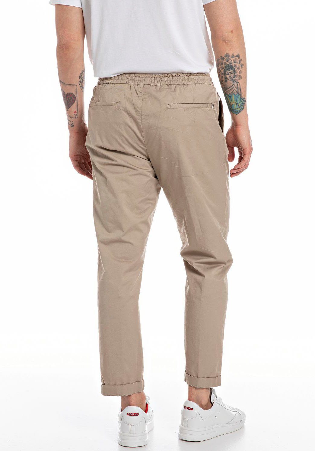 Replay Schlupfhose Regular Fit mit elastischem günstig online kaufen