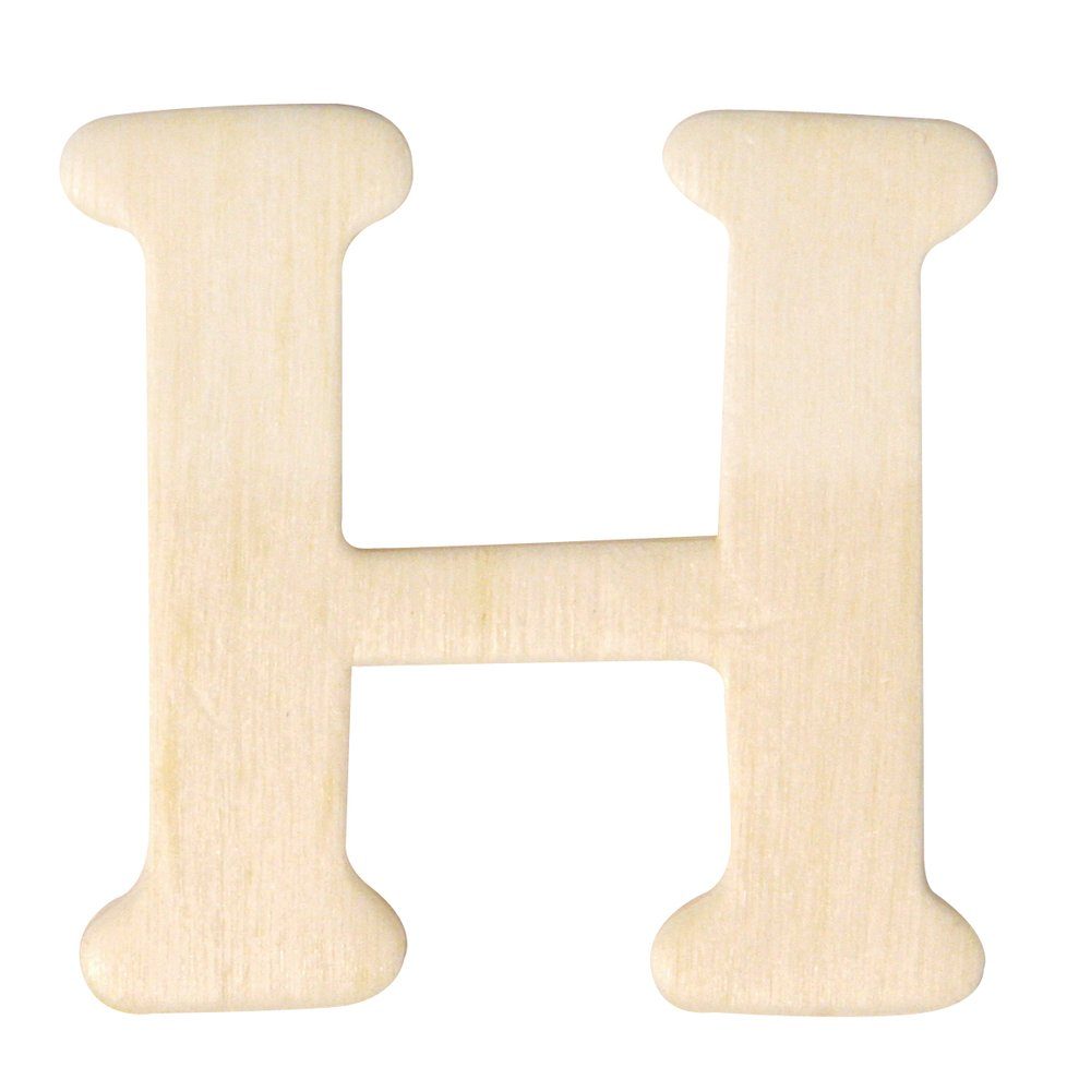 Rayher Deko-Buchstaben Holz Buchstaben D04cm H