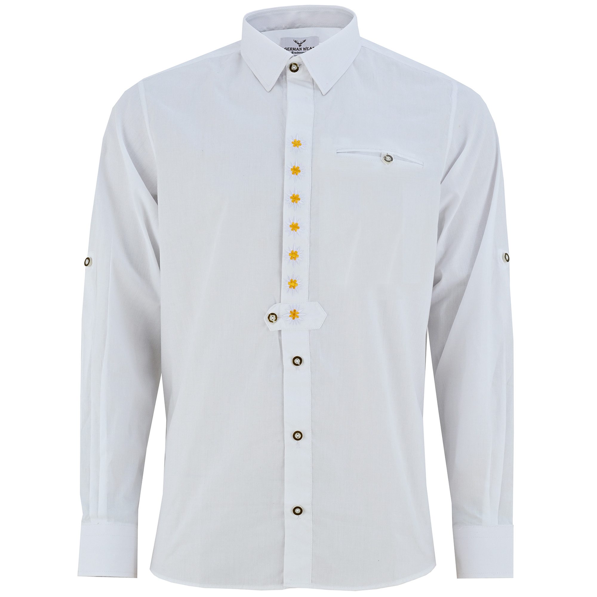 German Wear Trachtenhemd GW1252 Trachtenhemd Hemd als Trachtenmode Weiß Ede günstig online kaufen