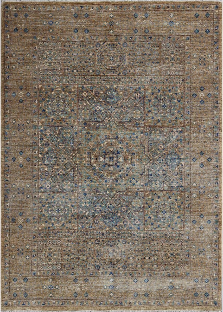 Orientteppich Mamluk 148x208 Handgeknüpfter Orientteppich, Nain Trading, rechteckig, Höhe: 6 mm