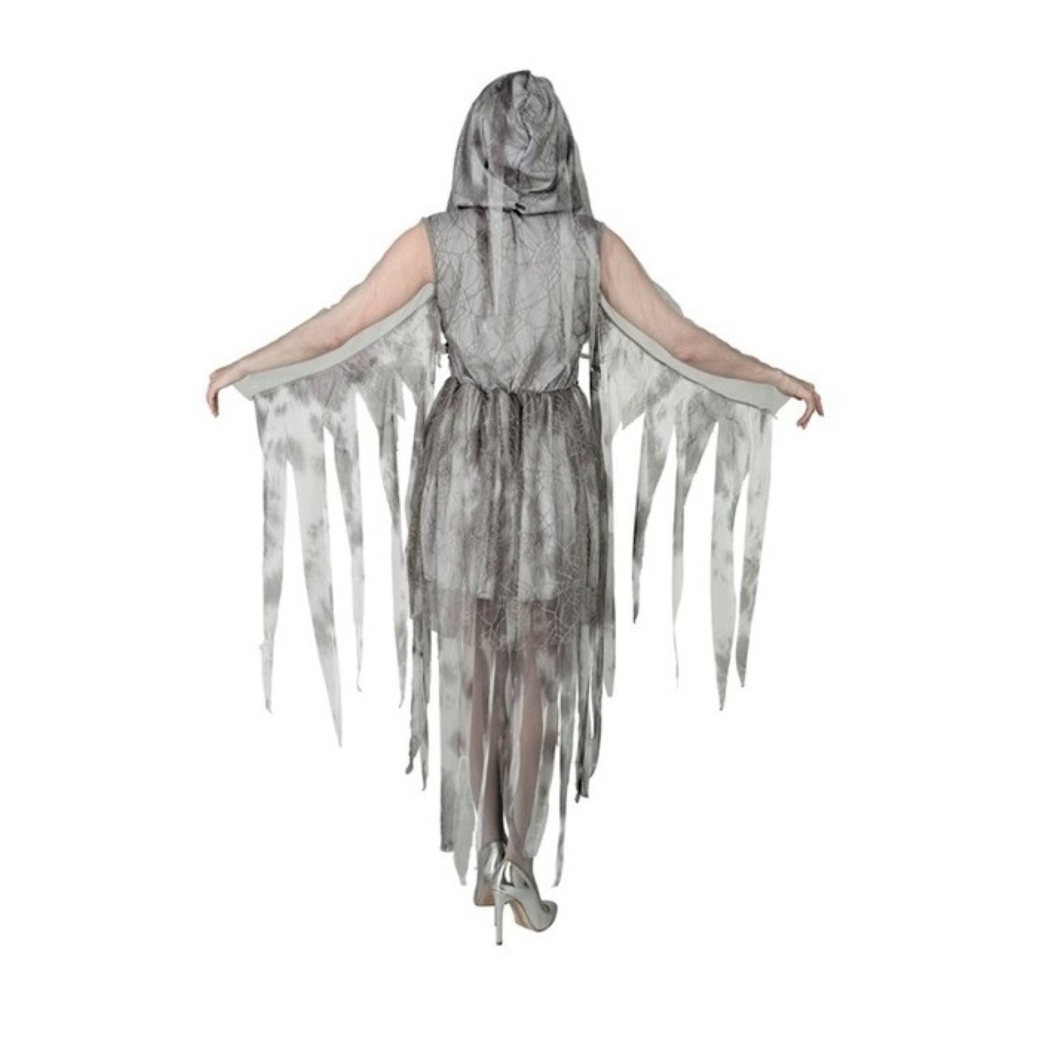 Widmann S.r.l. Zombie-Kostüm Kostüm 'Ghostly Spirit in Ketten' für Damen, Klei