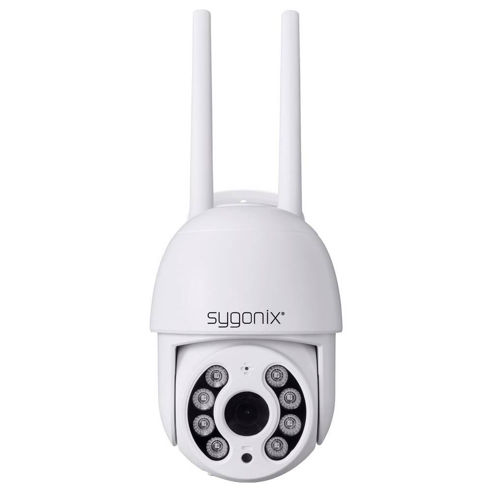 Sygonix Überwachungskamera PTZ Funk-Überwachungsanlage 10.1 SY-6440258 (mit 2-Wege-Kommunikation, mit IR-LEDs, Aufnahme auf Speicherkarte)