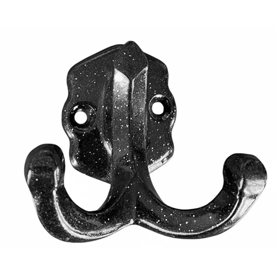 Jürgen Schwerter Hakendesign Kleiderhaken Rustikale Vintage Garderobenhaken, Gusseisen-Stil, Rostfreies Alu