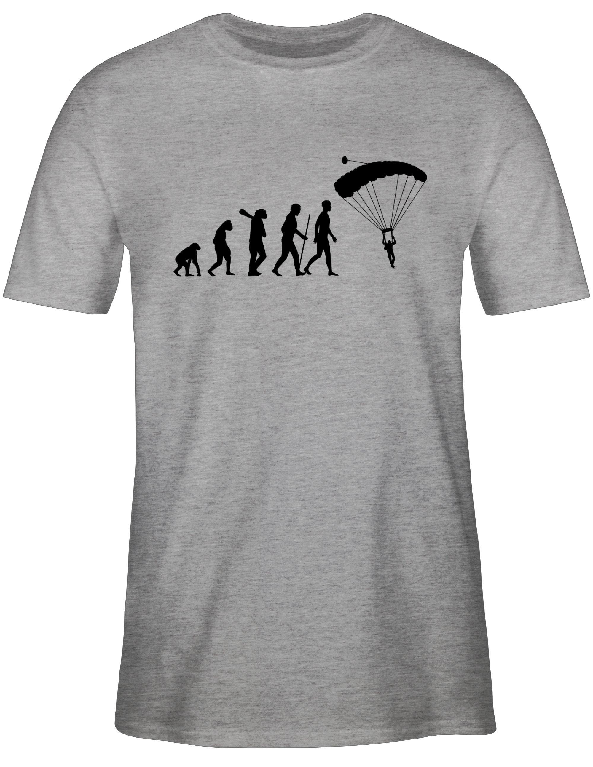 T-Shirt Fallschirmspringen Evolution