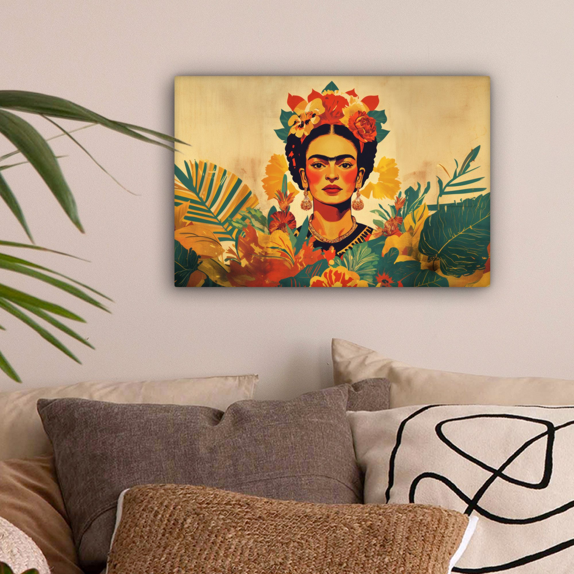 OneMillionCanvasses® Leinwandbild Feminin - Blumen - günstig online kaufen