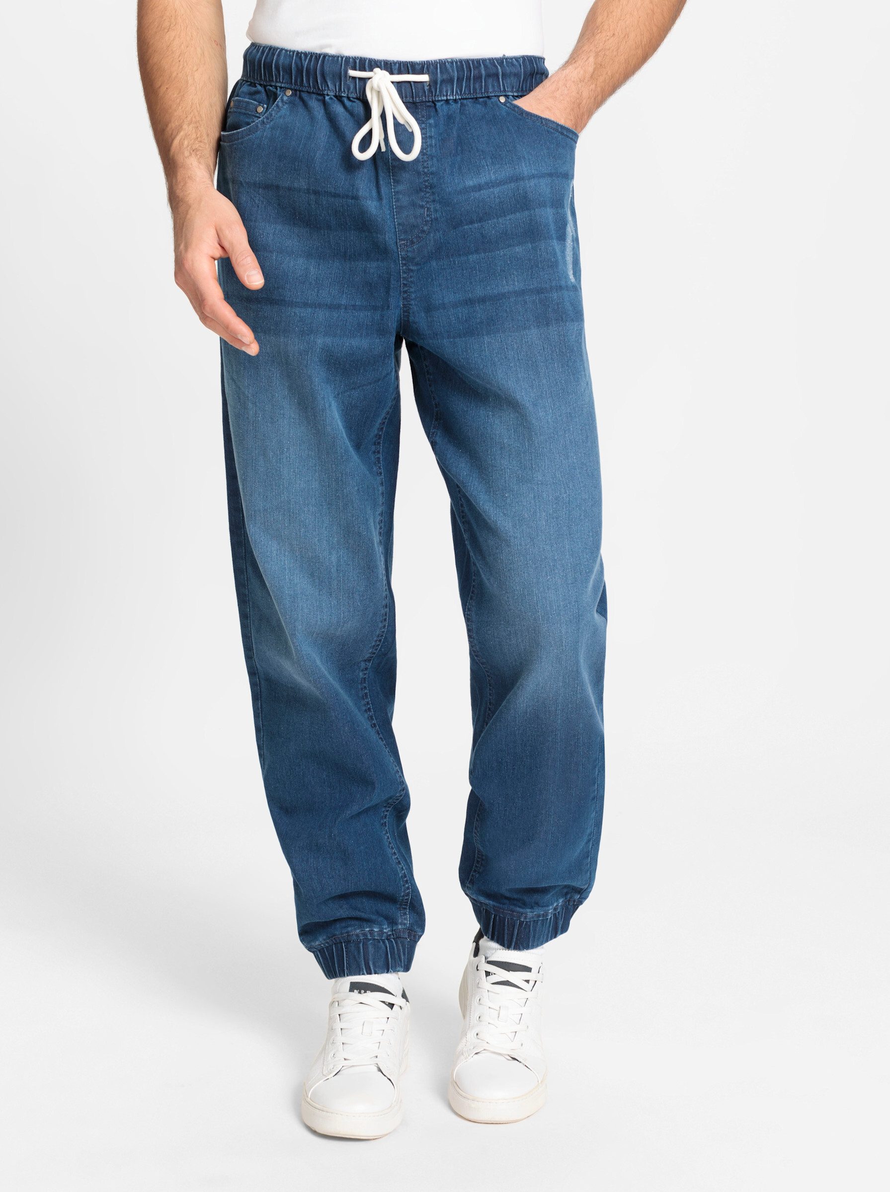 Witt Bequeme Jeans Jeans leicht vertieft (2-tlg)