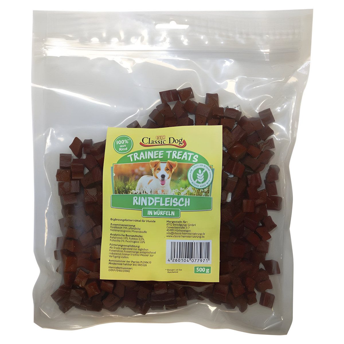 Classic Dog Trainee Treats Rindfleischwürfel 500 g, Snack für: Hund