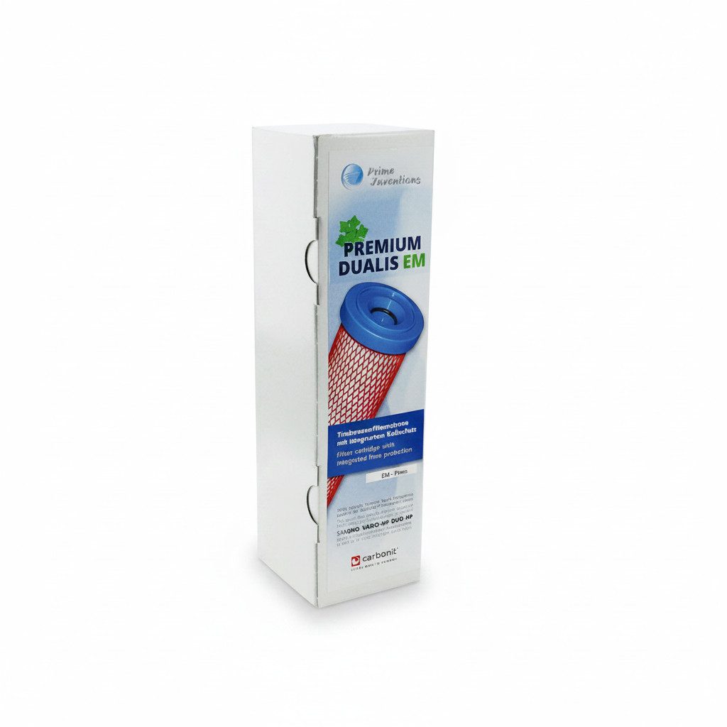 carbonit Filtereinsatz, Premium Dualis EM Wasserfilter passend für u.a. Sanuno, Vario