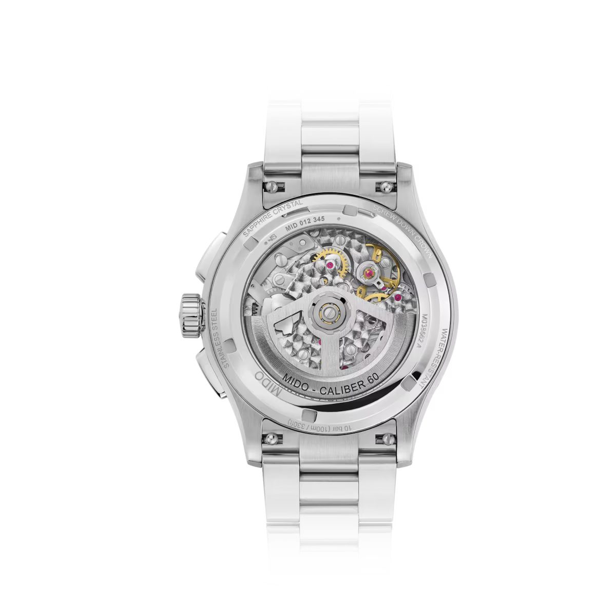 Mido Schweizer Uhr Herrenuhr Automatik MIDO Multifort Skeleton Chronograph