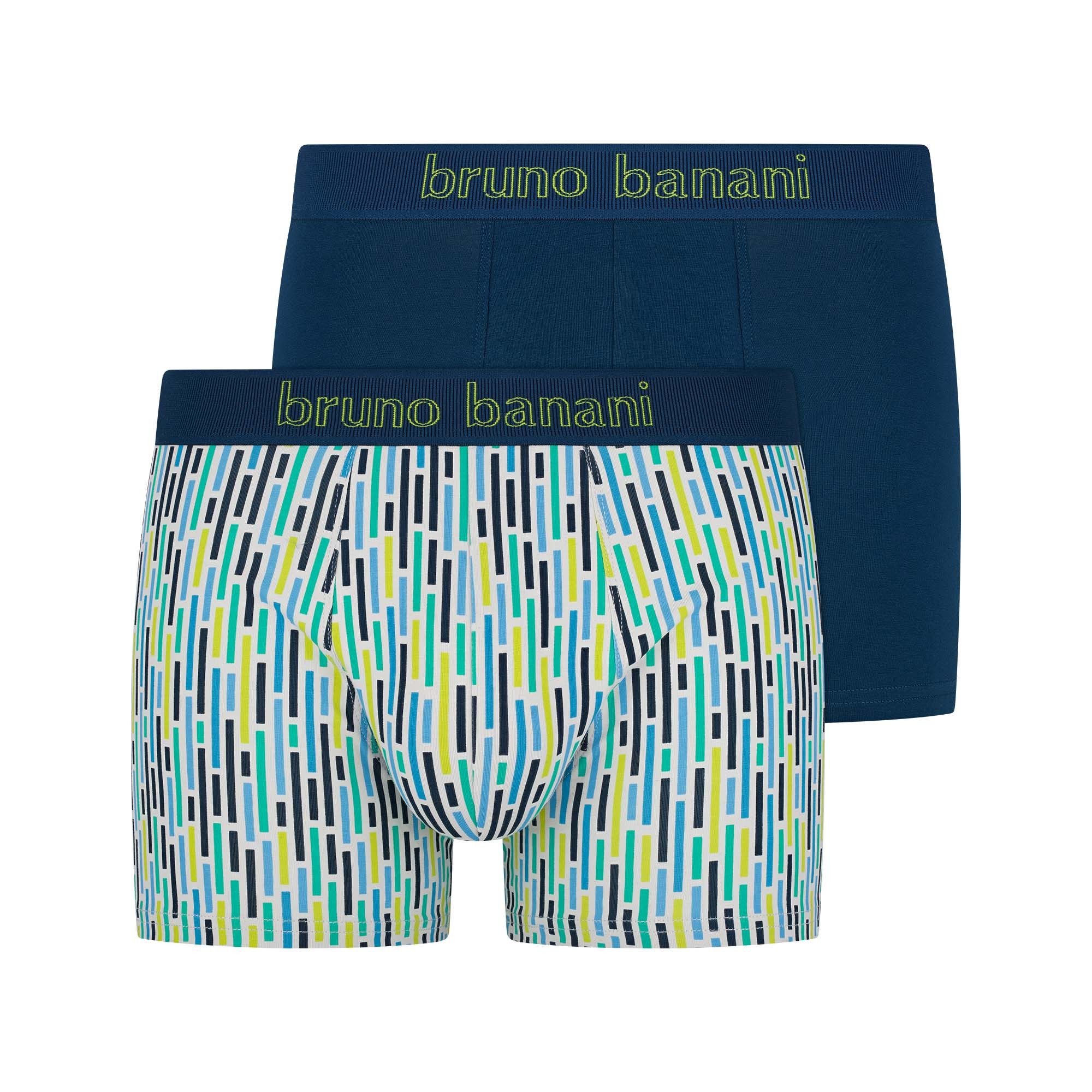 Bruno Banani Boxer Streaming (2er Pack) Baumwollmischung, elastisch