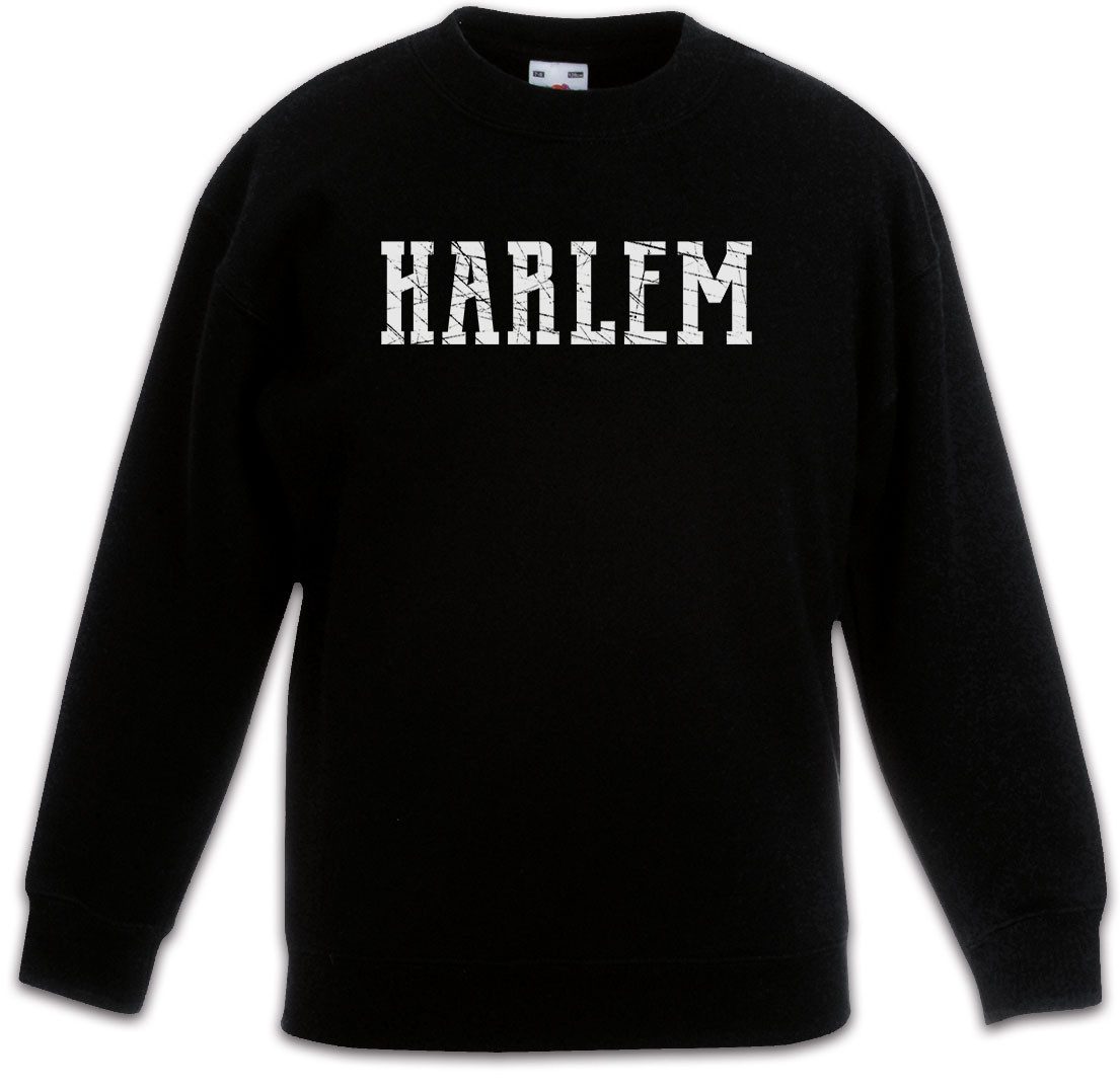 Sweatshirt Harlem Varsity Kinderpullover Ghetto Gang East West Central Bronx Rap