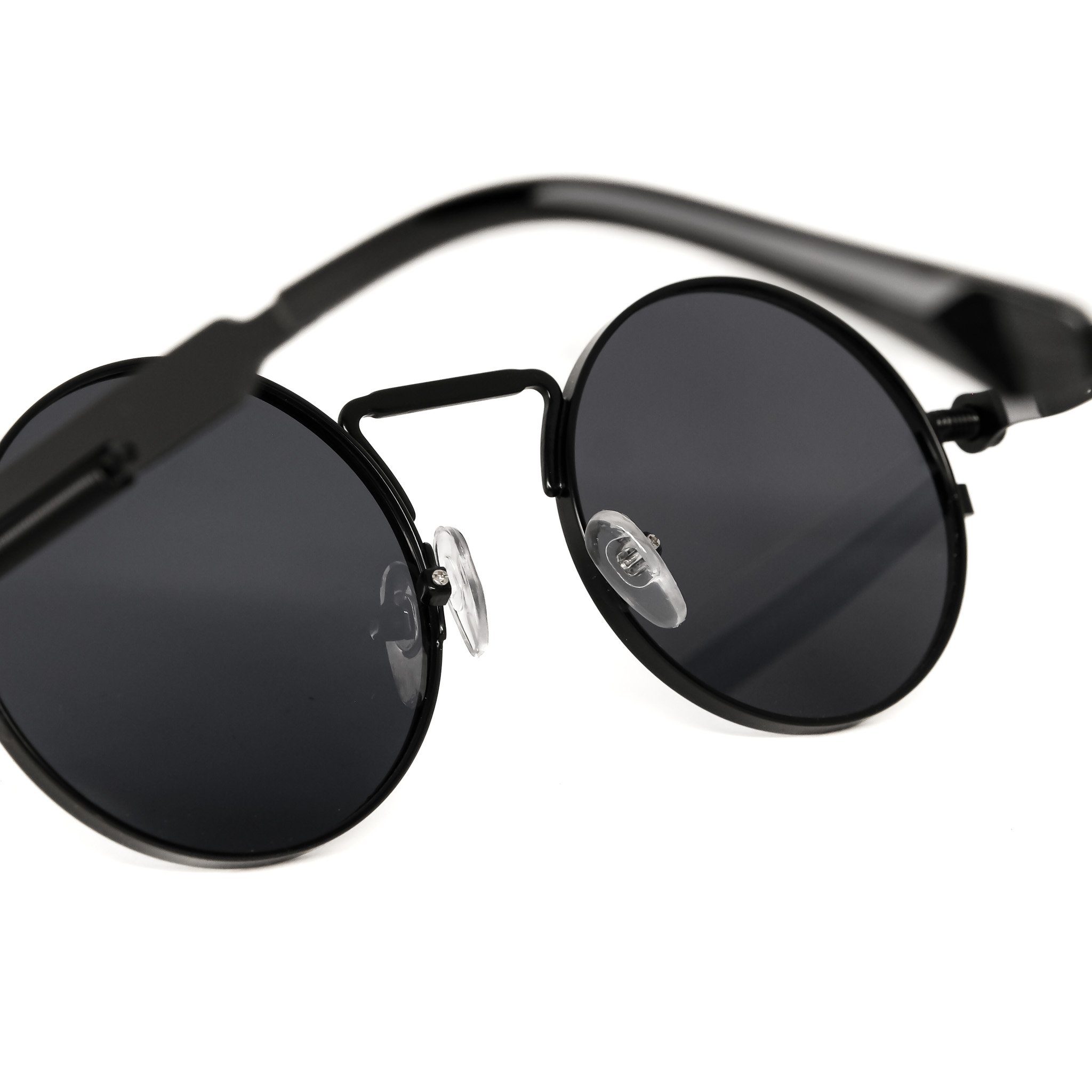salazar.plus Sonnenbrille Rund Cyberpunk Unisex 4 Farben Damen Herren Brille Retro Runde Cyberpunk Sonnenbrille UV400 Cat.3 – leicht, unisex, 4 Farben