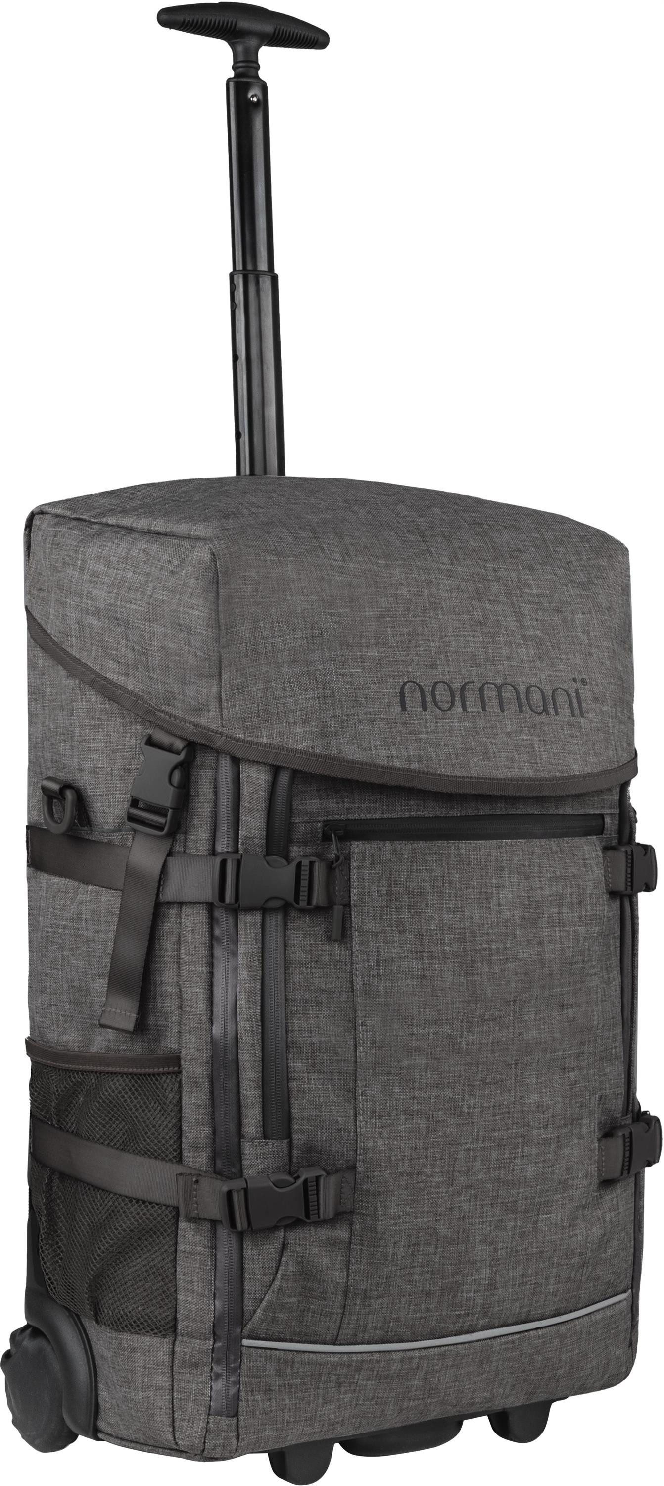 normani Reisetasche Rucksack-Trolley Handgepäck Nara, Reisetasche 3-in-1 in Handgepäckgröße
