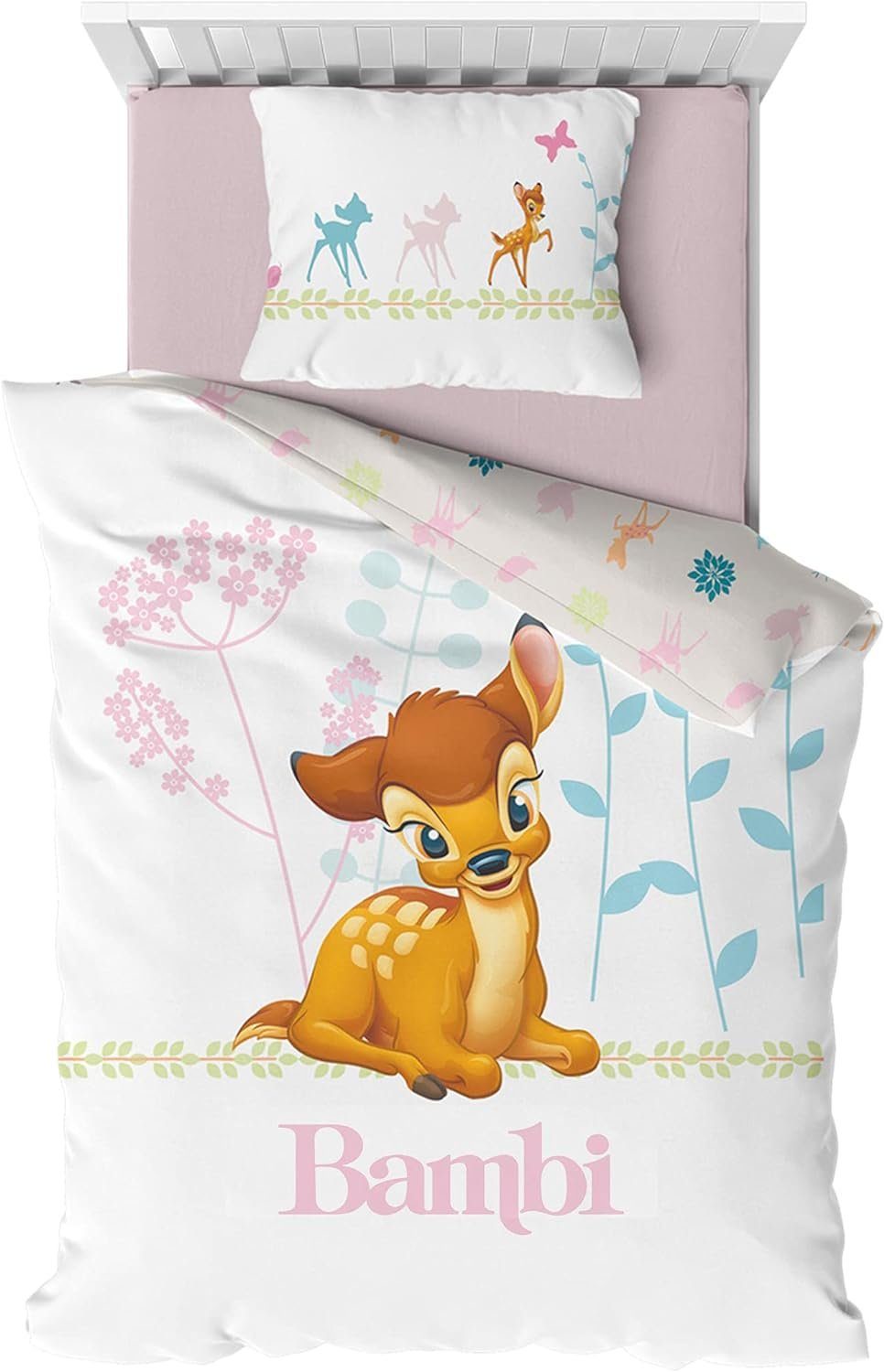 Babybettwäsche Disney Bambi Bettwäsche Babybettwäsche 100 x 135 cm, AY!Max