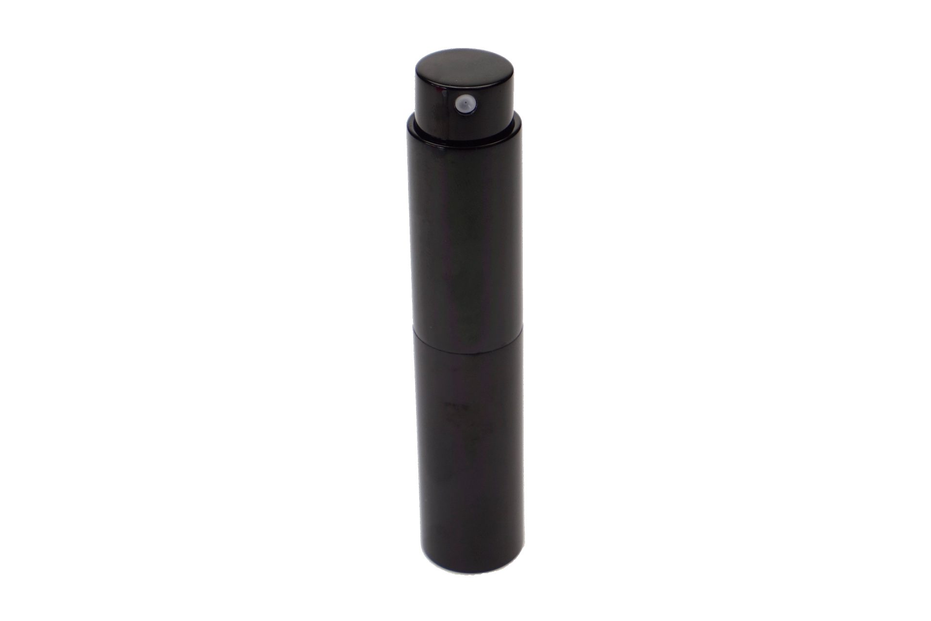 Fantasia Beauty Parfümzerstäuber Taschenzerstäuber, Aluminium, Schwarz, für 10 ml, (1 St), Parfüm-Zerstäuber, für 10 ml