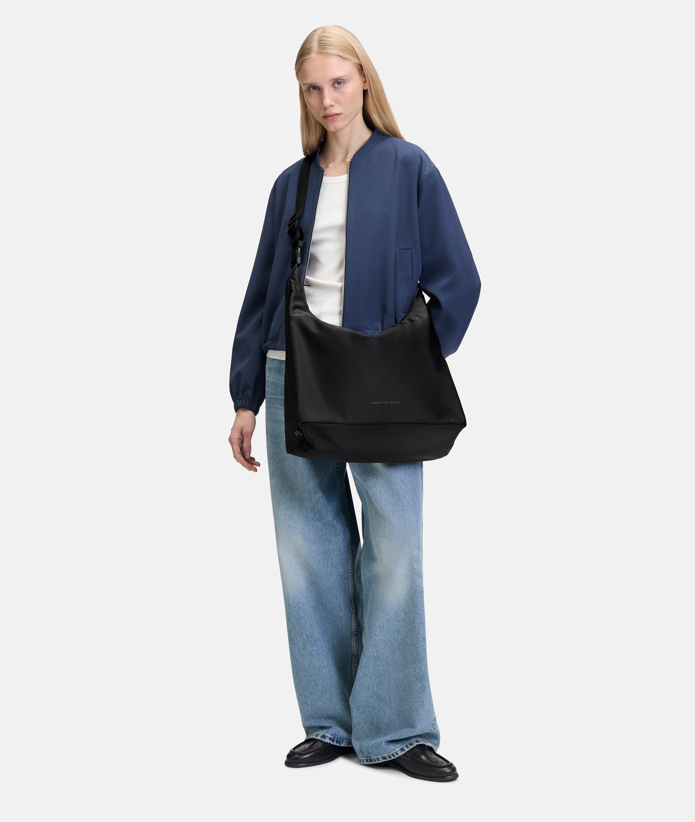 Liebeskind Berlin Schultertasche Hobo, Große Hobo-Bag aus Nylon