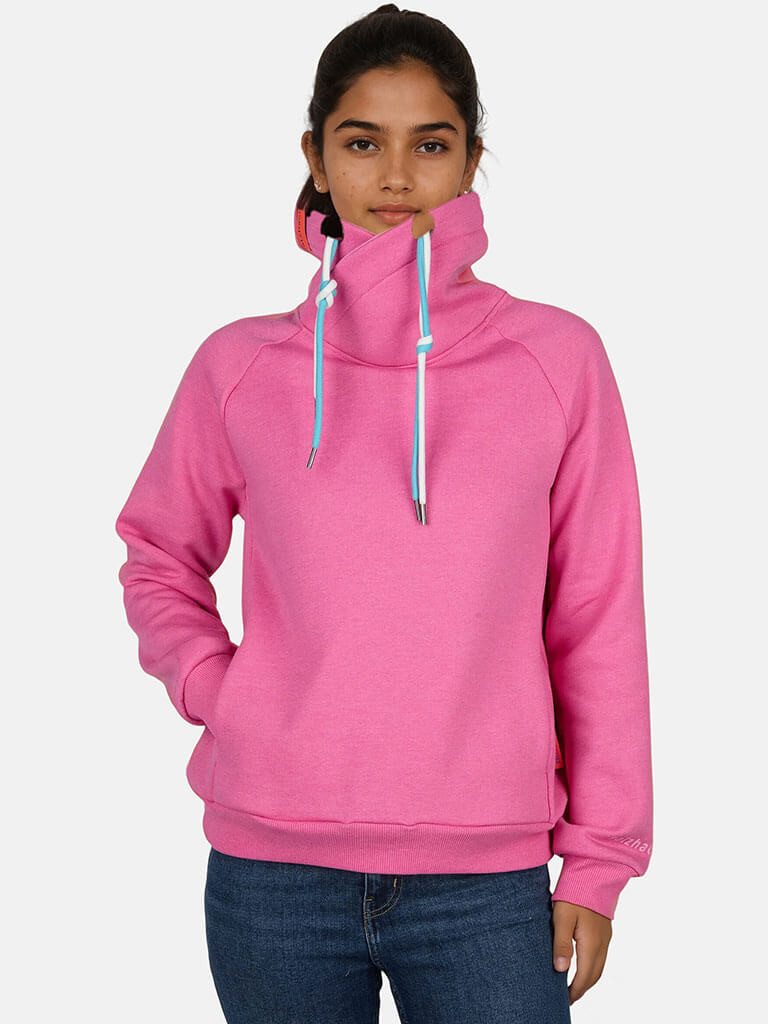 salzhaut Kapuzenpullover Damen Hoodie Tominst mit Taschen - Unifarbener Pullover mit Kapuze