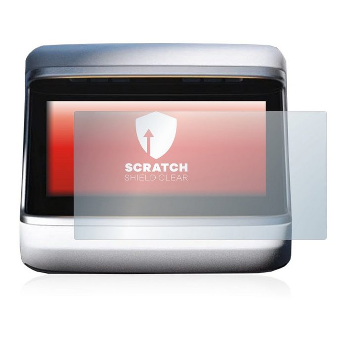 upscreen Schutzfolie für Tesla Model S Plaid 2023 (Hinteres Display) Displayschutzfolie Folie klar Anti-Scratch Anti-Fingerprint
