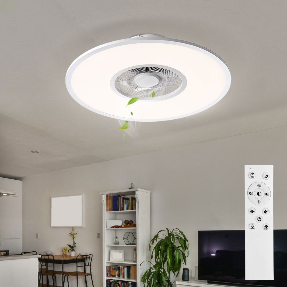 JUST LIGHT Deckenventilator, Deckenventilator mit Beleuchtung günstig online kaufen