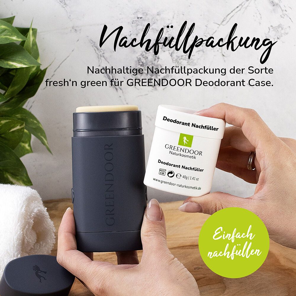 GREENDOOR Deo-Stift Deodorant Nachfüllpackung fresh'n green