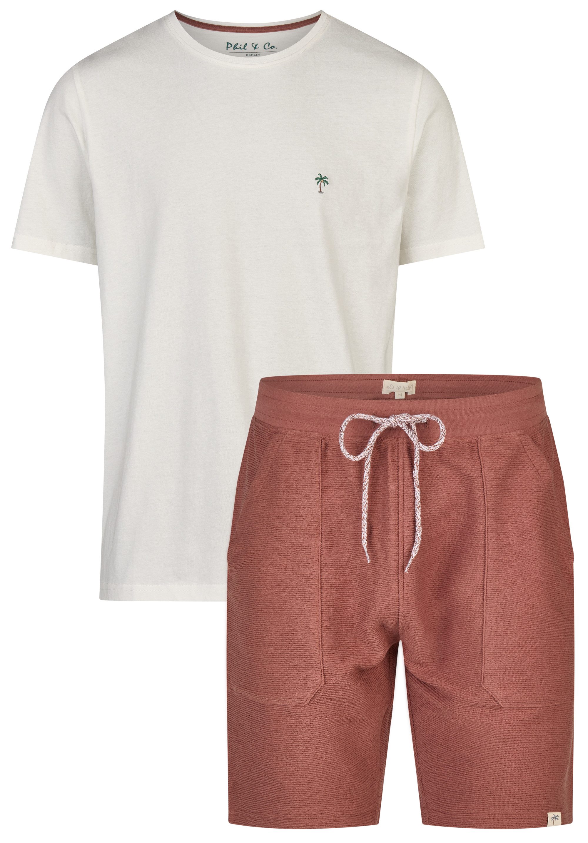 Phil & Co. Shorty Cool Comfort (Set, 2 tlg., 2-teilig) Herren Schlafanzug P günstig online kaufen