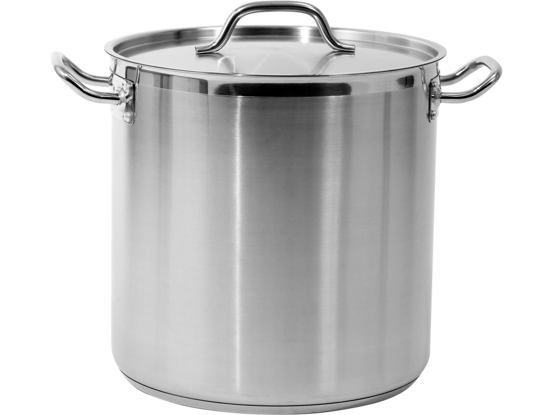 Kochtopf Hoher Kochtopf mit Deckel aus Edelstahl 21/0, 32 cm, 25,7 l