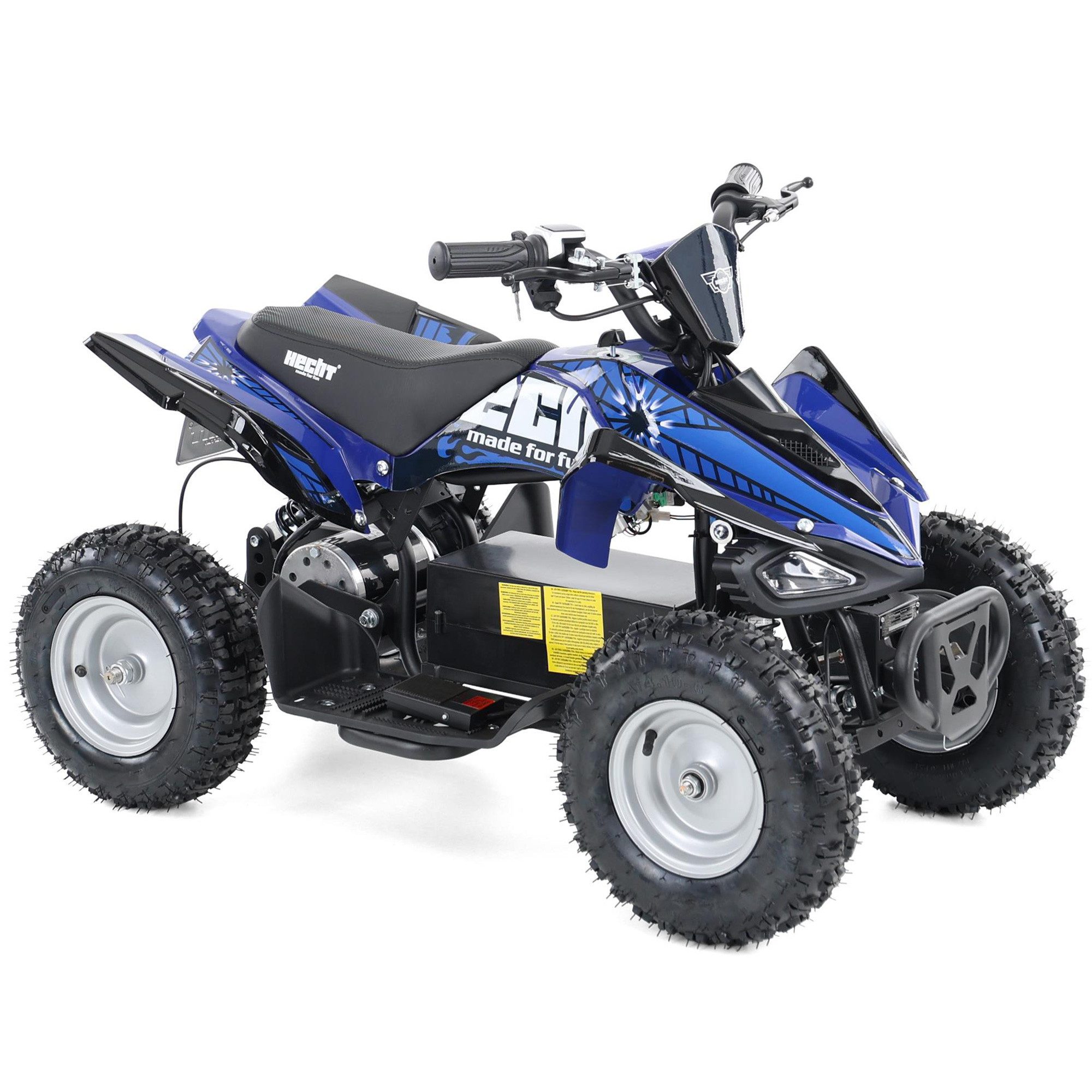 Hecht Elektro-Kinderquad Mini Kinder Quad 1000W bis 20 km/h, Belastbarkeit 65 kg, 36V/12Ah Akku, Scheibenbremsen, Scheinwerfer