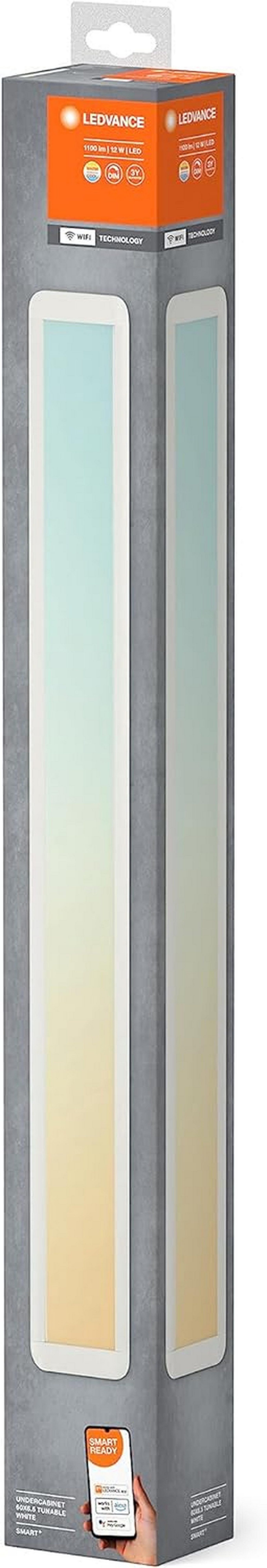 Ledvance LED Unterbauleuchte Ledvance LED Unterbauleuchte dimmbar Smart Wifi Lichtleiste Küche, fest eingebautes LED-Modul, Kaltweiß, Einstellbar
