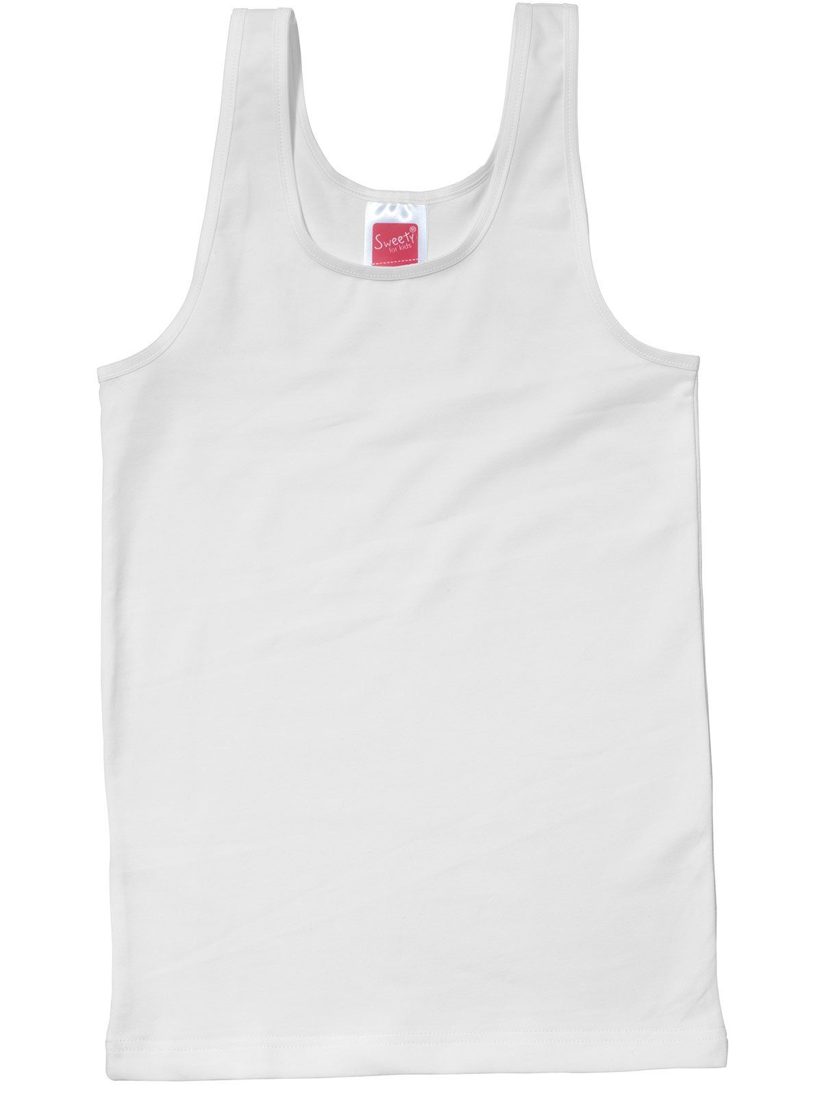 Sweety for Kids Unterhemd Mädchen Achselhemd Single Jersey (Stück, 1-St) hohe Markenqualität | Ärmellose Unterhemden