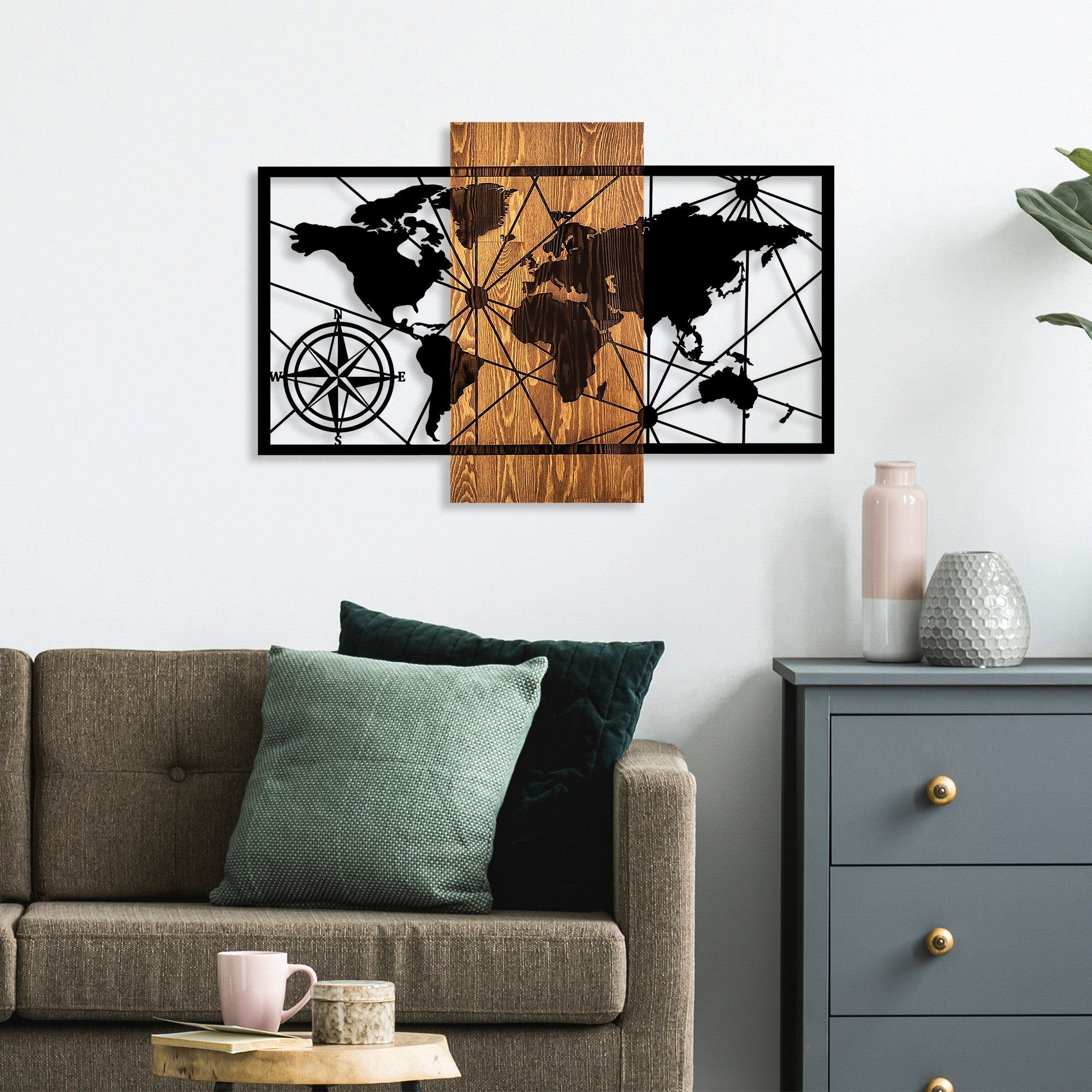 Wallity Wanddekoobjekt 100% WOODEN günstig online kaufen