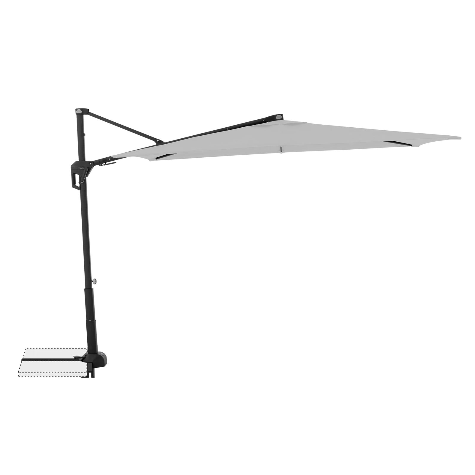 doppler® Sonnenschirm ACTIVE SIDE, UV-beständig, wetterbeständig, höhenverstellbar
